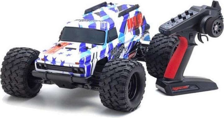 Immagine prodotto Kyosho Monster Truck Mad Wagon VE 3S, 4WD, Blu, 1:10, ARTR (RTR pronto all'uso)