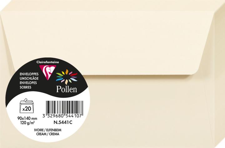 Actual product image Clairefontaine Envelopes (90 x 140 mm, 20x)