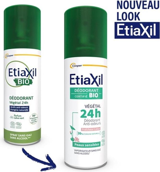 Actual product image Etiaxil Organic 24h Vegetable Deodorant 100ml (100 ml)
