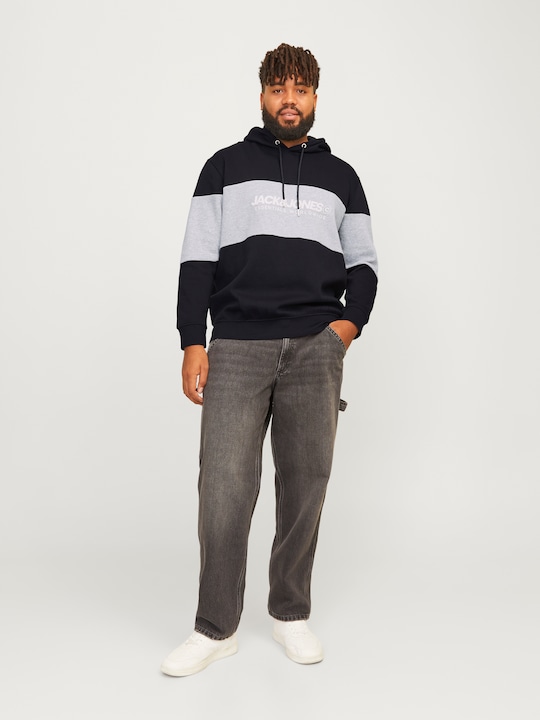 Actual product image Jack & Jones Jjelegacy Blocking Sweat Hood Noos Pls (4XL)