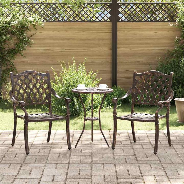 Immagine prodotto VidaXL Sedia da giardino in bronzo