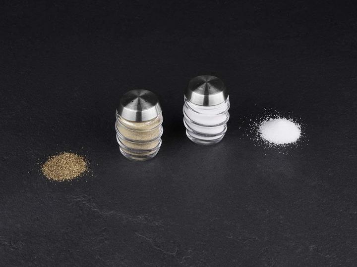 Produktbild Cole & Mason Bray - Streuer Geschenkset, Glas/Edelstahl, 7,5 cm (Pfeffer, Salz)