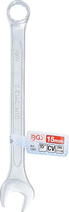 Produktbild BGS Maul-Ringschlüssel SW 15 mm (15 mm)