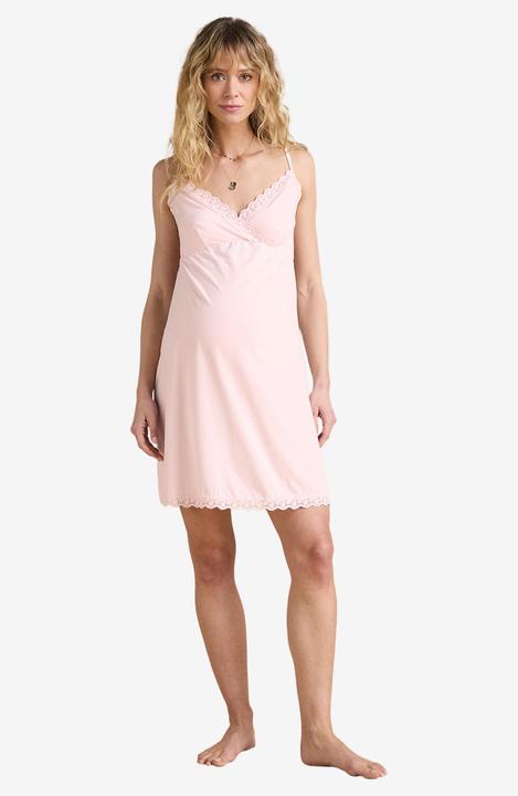 Produktbild Envie de Fraise Nachthemd mit Spitze für Schwangerschaft und Stillzeit mit Recycling-Polyester