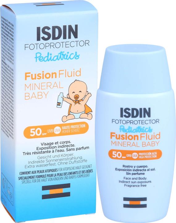 Actual product image Isdin Fotop Pedi Mi Baby50 (Suntan cream, SPF 50+, 50 ml)