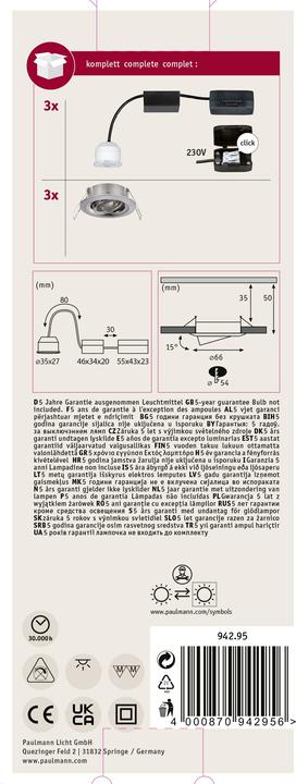 Actual product image Paulmann Nova Mini (310 lm)
