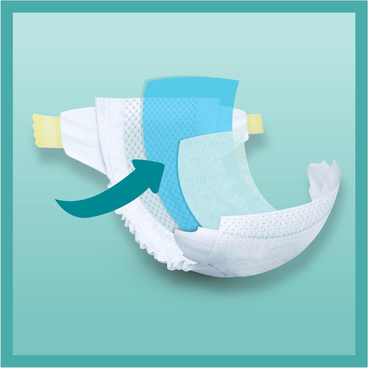 Produktbild Pampers Baby Dry (Gr. 8, Monatsbox, 100 Stück)