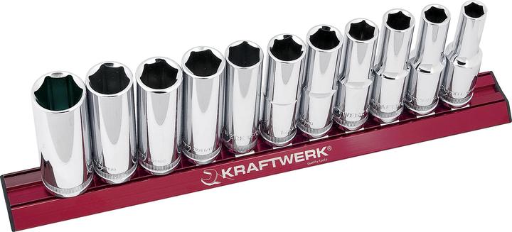 Produktbild Kraftwerk Stecknusssatz (10 mm, 11 mm, 12 mm, 13 mm, 14 mm, 15 mm, 16 mm, 17 mm, 18 mm, 19 mm, 22 mm)