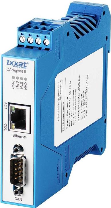 Produktbild HMS 1.01.0086.10200 Convertitore CAN Bus Ethernet 12 V/DC 24 V/DC - CE - CSA
