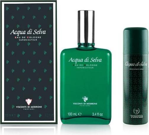 Visconti Di Modrone Acqua Di Selva Eau De Toilette 100ml Spray Desodorante 200ml Spray (Eau de Toilette, 100 ml)