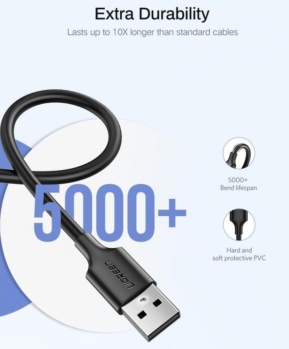 Immagine prodotto Ugreen USB A — Micro USB (1 m, USB 2.0, 18 W)