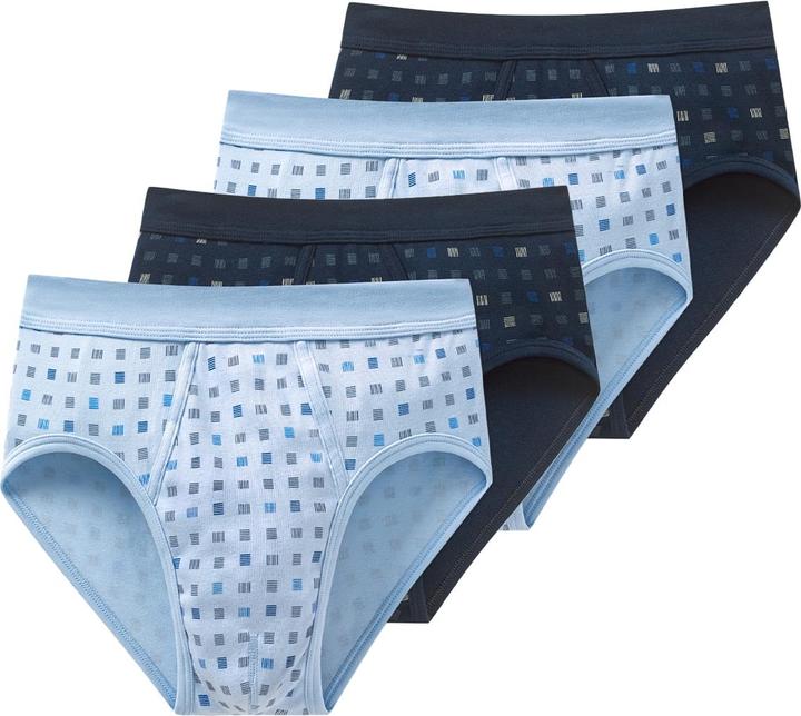 Immagine prodotto Schiesser Confezione da 4 slip sportivi a costine sottili in cotone Essentials (M, confezione da 4)