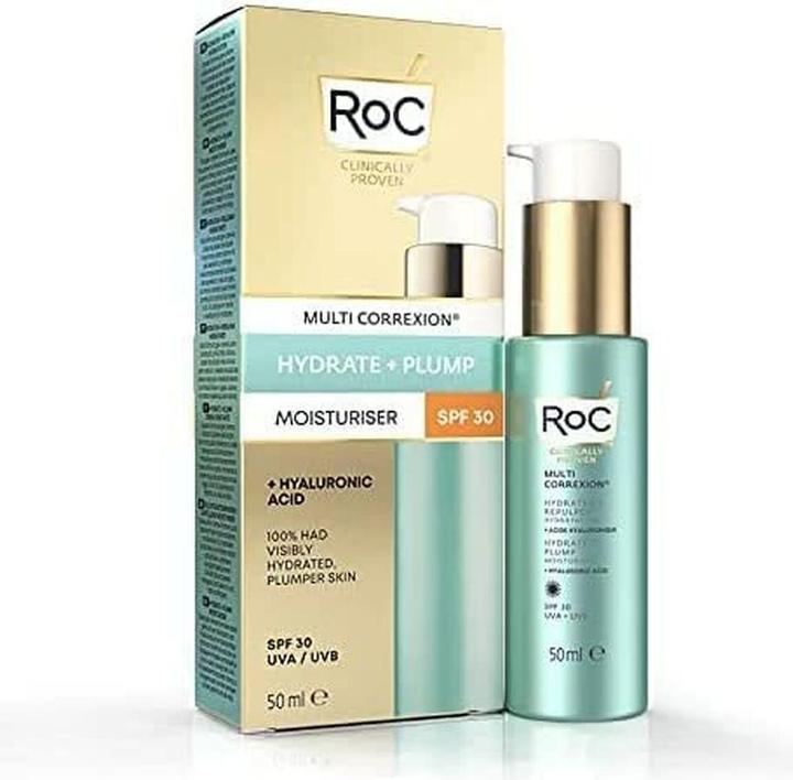 Immagine prodotto Roc Multi Correxion Idrata e rimpolpa l'idratante quotidiano SPF30 (50 ml, Crema da giorno, SPF 30)