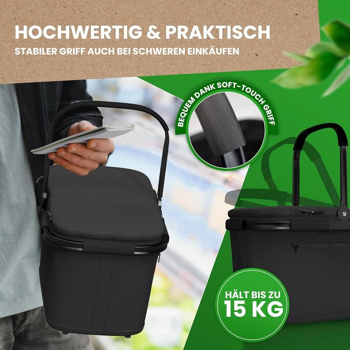 Produktbild Cottara Thermo Einkaufskorb mit Isolierung und Deckel