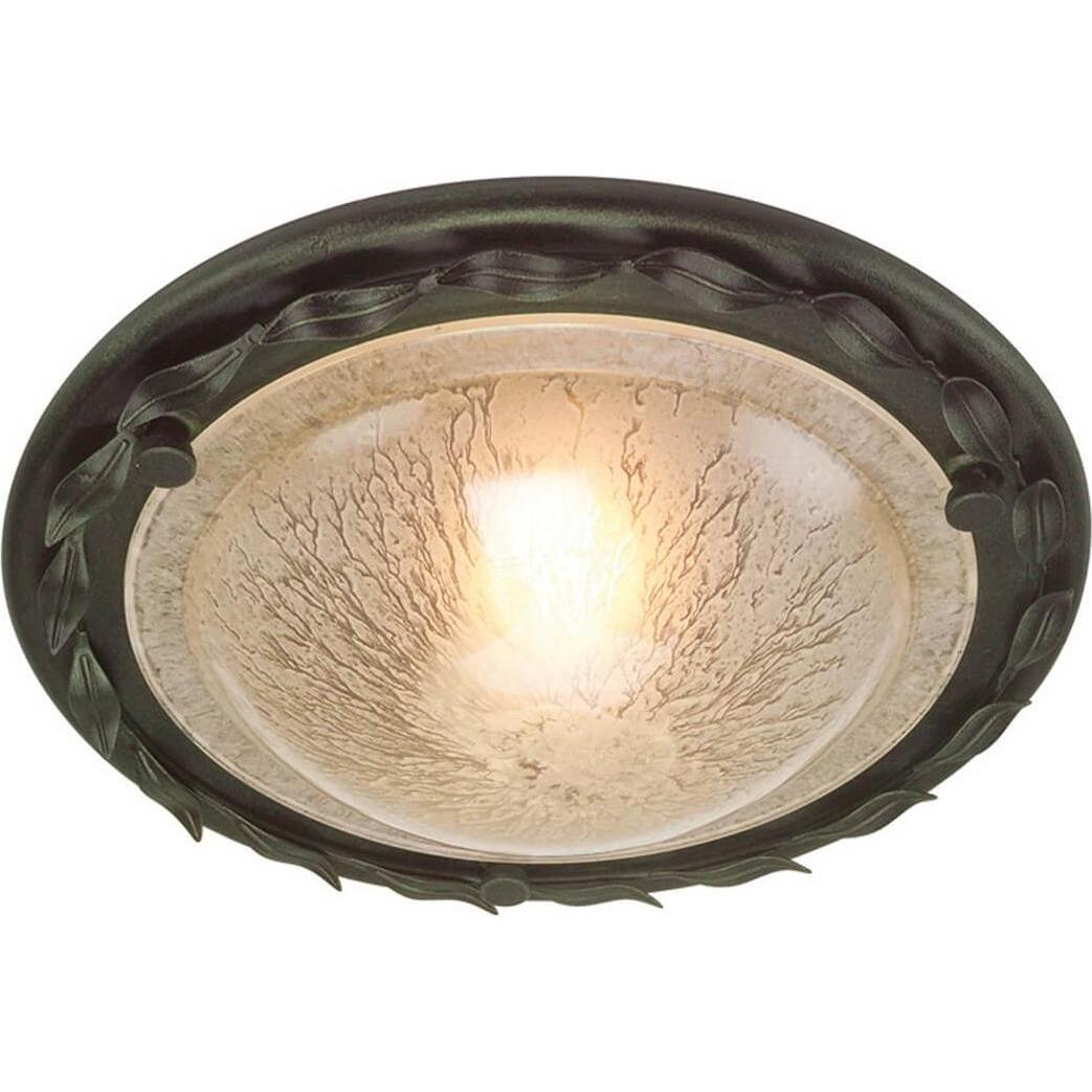 Elstead Lighting, Wandleuchte + Deckenleuchte, Olivia Deckenleuchte E27 Schwarz, Gold, Made in UK (E27)