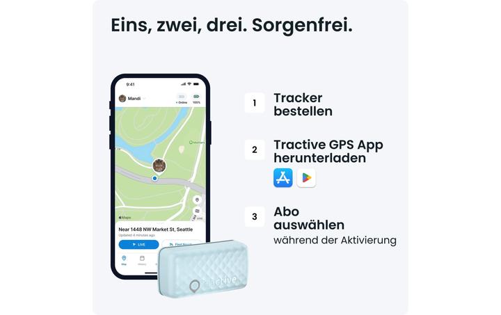 Etichetta energetica Tractive GPS Mini (Taglia unica, Gatto, Generale)