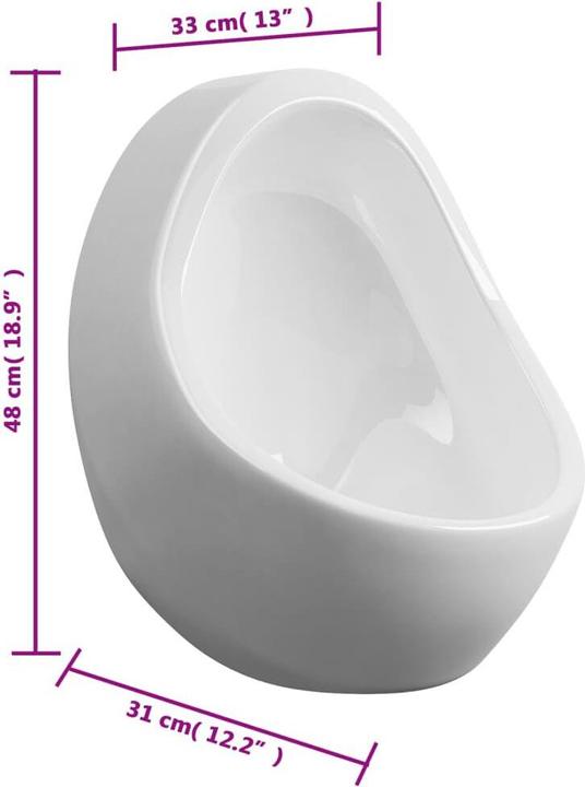 Produktbild vidaXL Wandhängendes Urinal