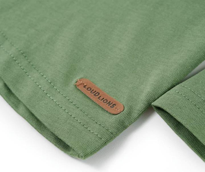 Produktbild VidaXL Kinder-Langarmshirt Helles Khaki 128,Material: 100 (128)