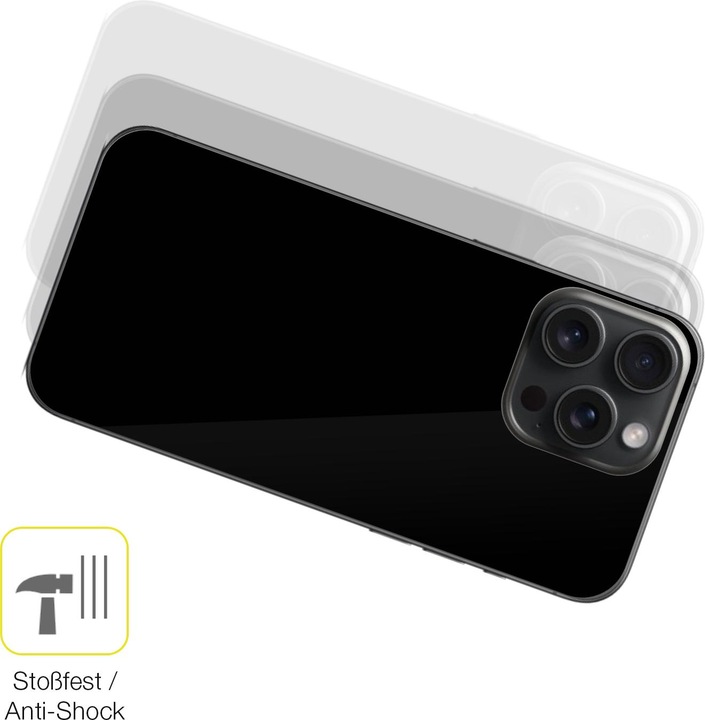 Produktbild Dipos 3D Full Cover Schutzfolie (1 Stück, Apple iPhone 15 Pro Max)