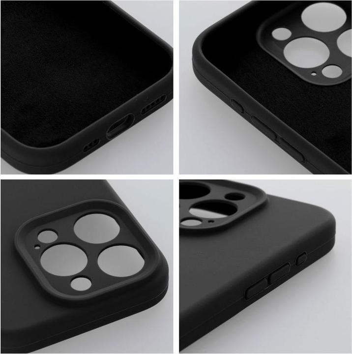 Immagine prodotto OEM Back panel cover Case SILICONE 2mm for IPHONE 15 black (Apple iPhone 15)