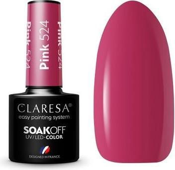 Produktbild Claresa Soak Off UV/LED Pink hybrid polish 524 5g (Pink, UV-Gel Lack)
