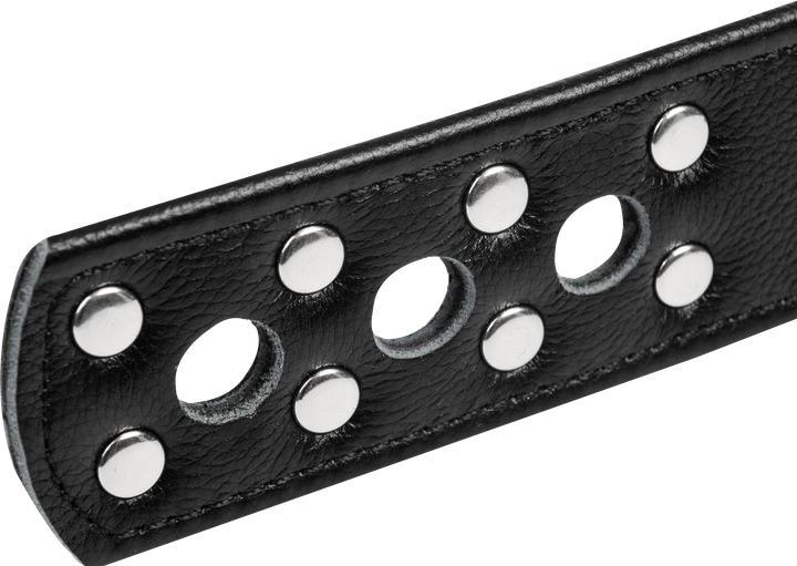 Actual product image Rimba Leather handcuffs