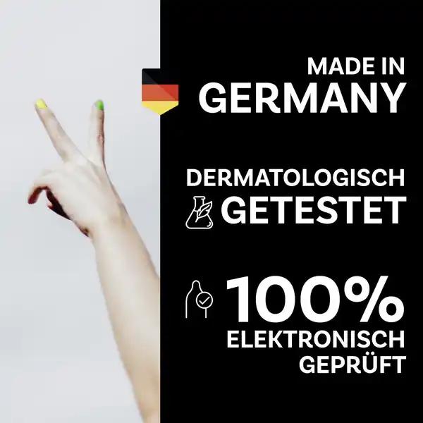 Actual product image Billyboy Billy Boy «Bunte Vielfalt» Kondome 12 Stück, 52 mm, farbig gemischt, genoppt, Silikonöl (12 pcs.)