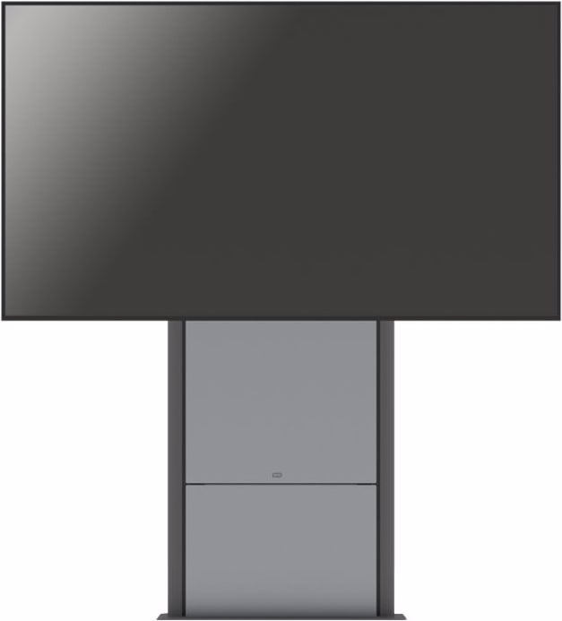 Actual product image SMS Presence - LCD display stand - lockable - aluminum, anthracite - B