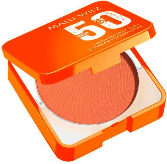 Actual product image Malu Wilz High Protect Sun Powder Foundation SPF 50 (Warm Beige)