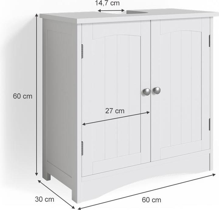 Actual product image Vicco Bianco (60 x 30 x 60 cm)