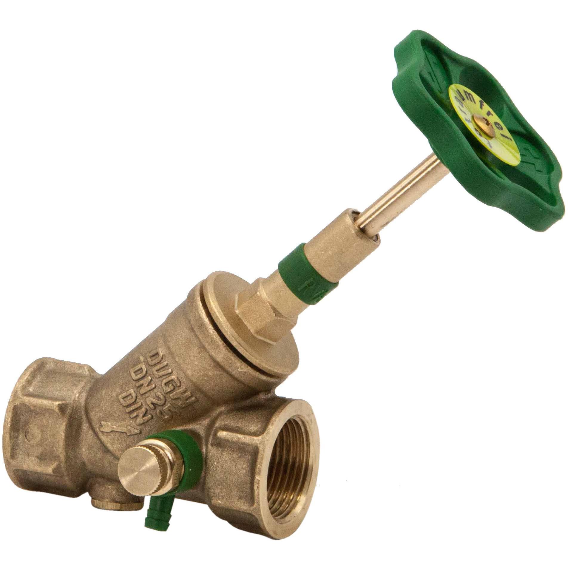 Schlosser, Ventil, Schlösser KFR-Ventil 1620 DN 25, Rp 1, m Entleer., steig. Spindel