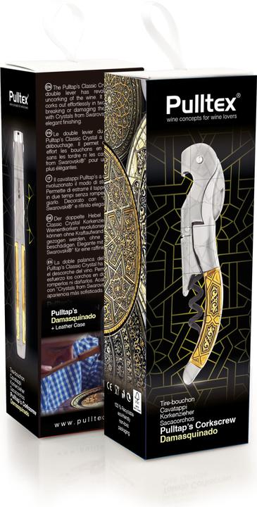 Image du produit Pulltex Un tire-bouchon DAMASQUINADO (Tire-bouchon)