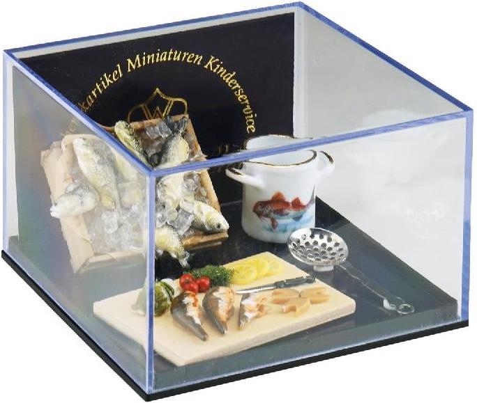 Actual product image Reutter 001.487/7 - Fish soup “Bouillabaisse”, miniature on a scale of 1:12 (8 x 8 x 5.5 cm)