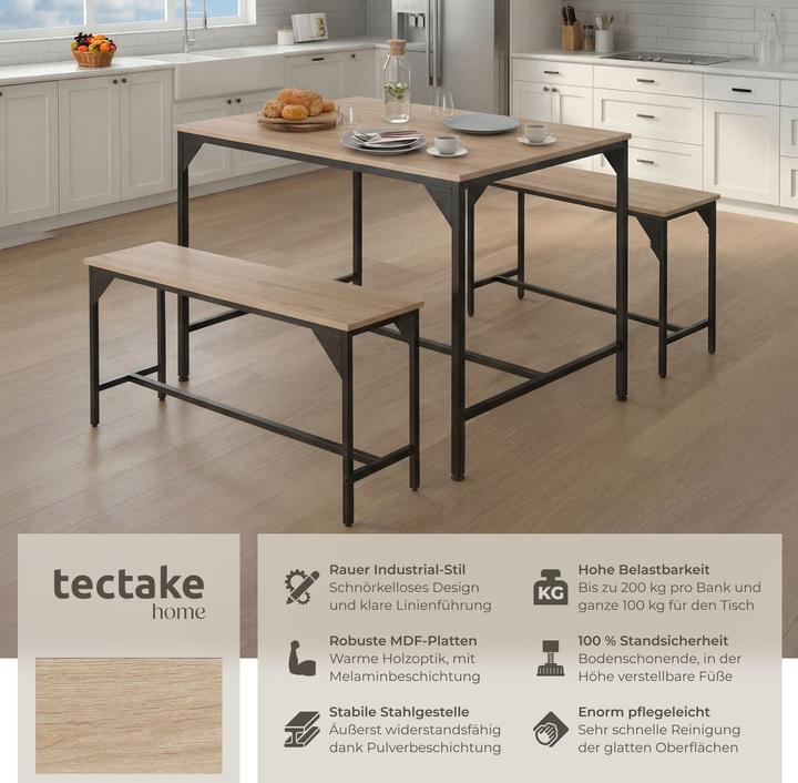 Produktbild tectake Sitzgruppe Bolton (MDF)