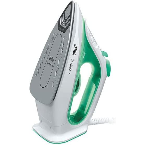 Thumbnail - Braun TexStyle 1 SI 1040 GR Dampfbügeleisen Keramik-Bügelsohle, Bügeleisen, Weiss, Grün