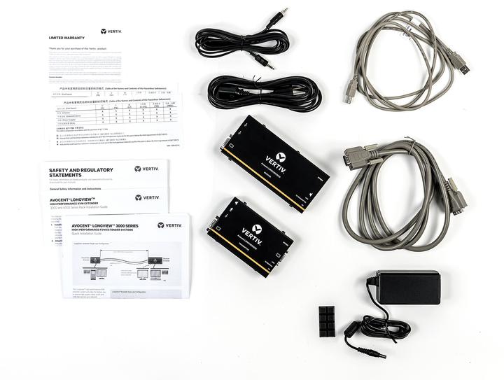 Actual product image Vertiv Longview Single VGA USB Audio