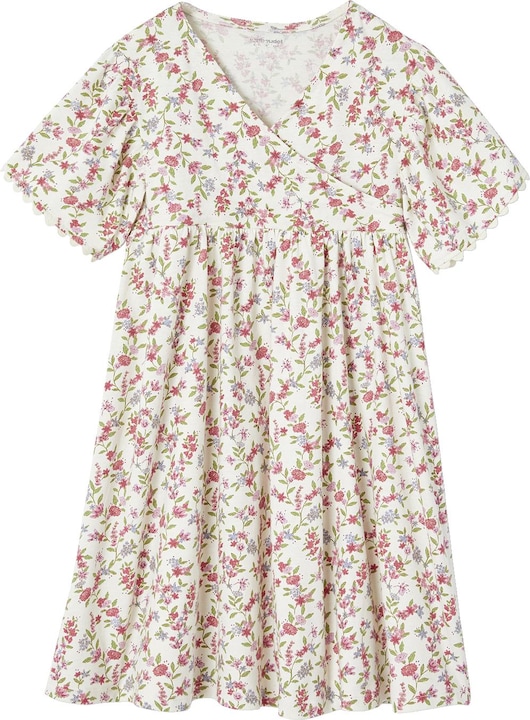 Produktbild Vertbaudet Geblümtes Mädchen Kleid mit Wickelausschnitt (98)