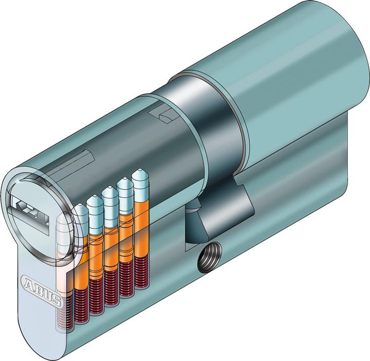 Actual product image Abus Cylinder D6XBK, 35 - 40 mm, black