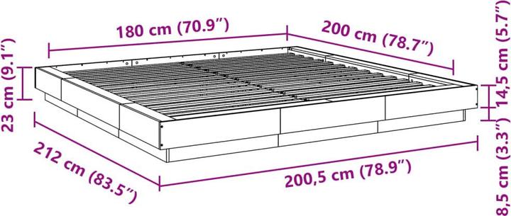 Produktbild vidaXL Katrusha (180 x 200 cm)