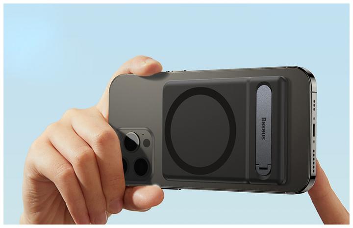 Image du produit Baseus Support magnétique pliable pour iPhone MagSafe (noir)