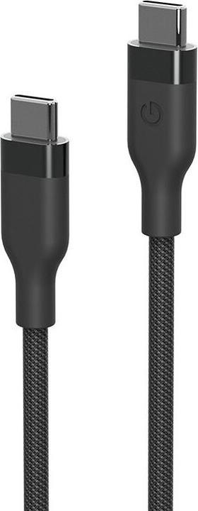 Energea Charging Cable Type-C to Type-C - Black (1.50 m, USB 3.2 Gen 1, 100 W)