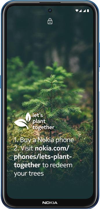 Actual product image Nokia X20 (6GB) (128 GB, nordic blue, 6.67", Hybrid Dual SIM, 5G)