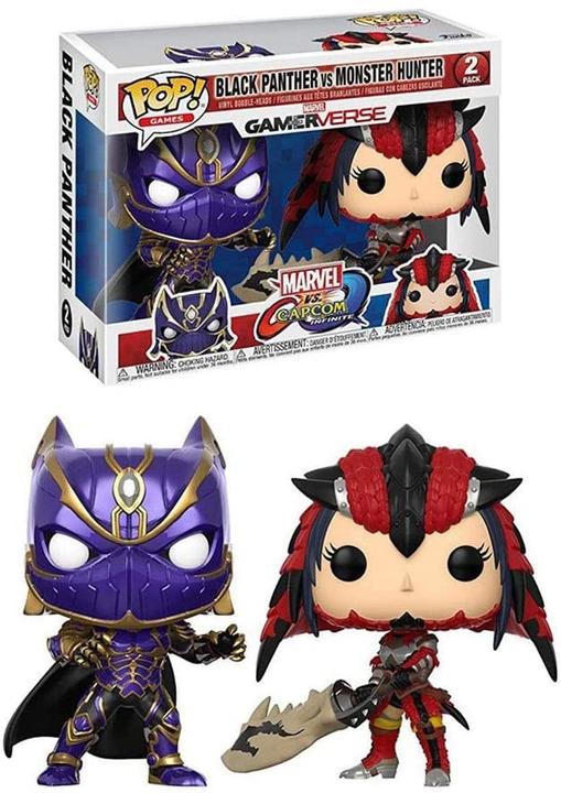 Produktbild Funko POP! Games Marvel vs. Capcom Infinite: Black Panther vs Monster Hunter