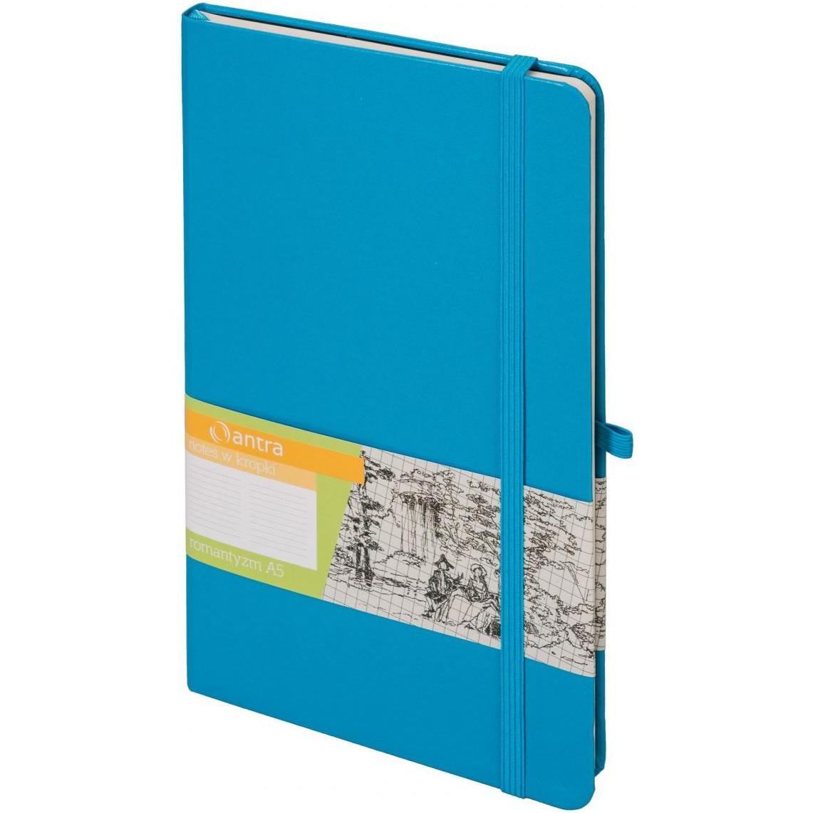 Antrax Blu Quaderni + Bloc Notes, Taccuino A5 Punti Romantici (244283) (A5, Punteggiato, Copertina Rigida)