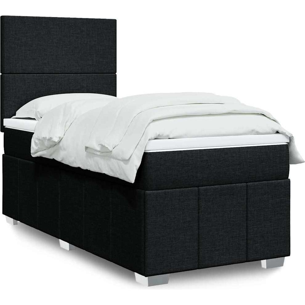 VidaXL, Bett, Bo x springbett mit Matratze 120 x 190 cm Stoff (120 x 190 cm)