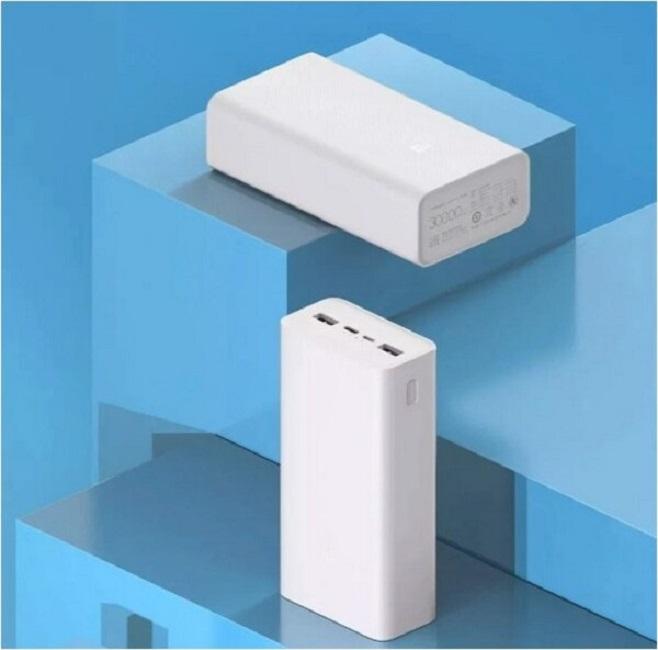 Actual product image Xiaomi Mi Power Bank 3 (30000 mAh, 18 W, 111 Wh)