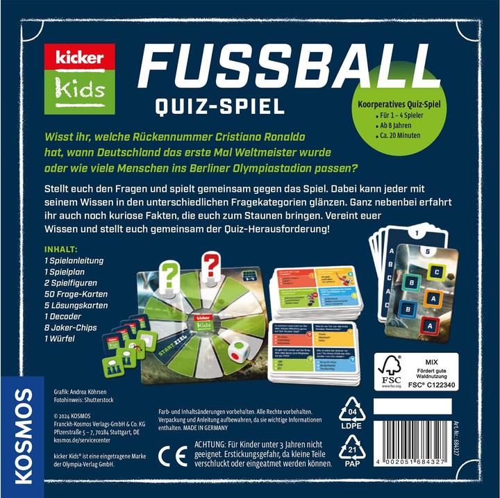 Actual product image Kosmos Football (German, 2 - 4 Players)
