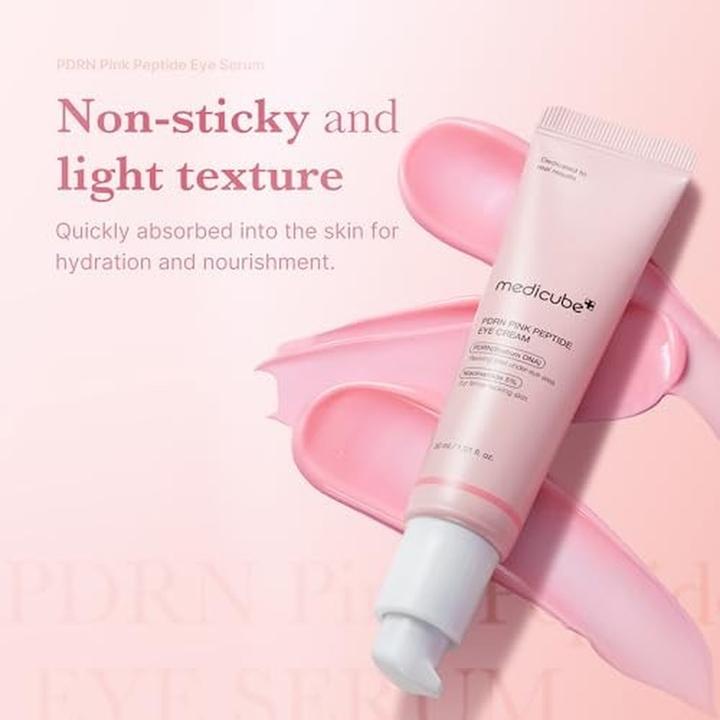 Actual product image Medicube PDRN Pink Peptide Eye Cream (Eye Care Cream, Day, Night, 30 ml)