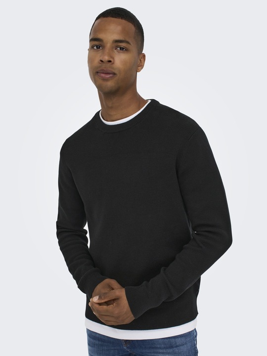 Produktbild Only & Sons Strukturstrick Strickpullover (XL)