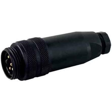 Murr Elektronik 7/8″ Spina ger. autocollegata con vite cl. 5 poli Campo di serraggio 6-8 mm, Cavo + Spina elettrica